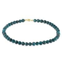 Collana in argento con Apatite Blu