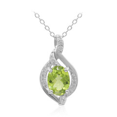 Collana in argento con Peridoto