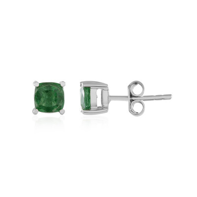 Orecchini in argento con Apatite Verde