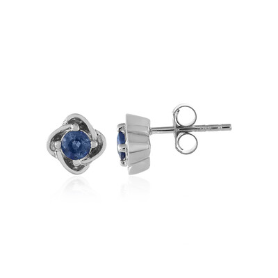 Orecchini in argento con Zaffiro Blu