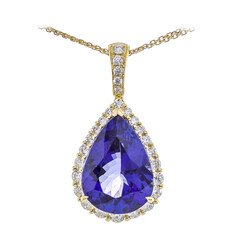 Collana in oro con Tanzanite AAA (CIRARI)