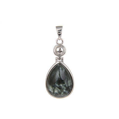Ciondolo in argento con Serafinite
