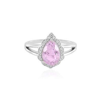 Anello in argento con Kunzite Brasiliana