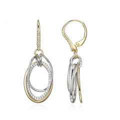 Orecchini in argento con Zircone (Adela Silber)