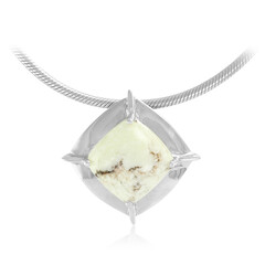 Collana in argento con Magnesite