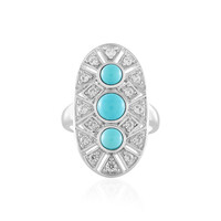 Anello in argento con Turchese Sleeping Beauty