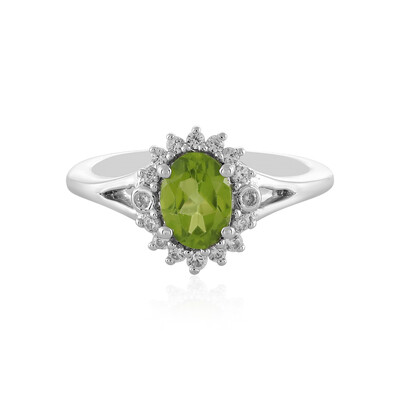Anello in argento con Peridoto