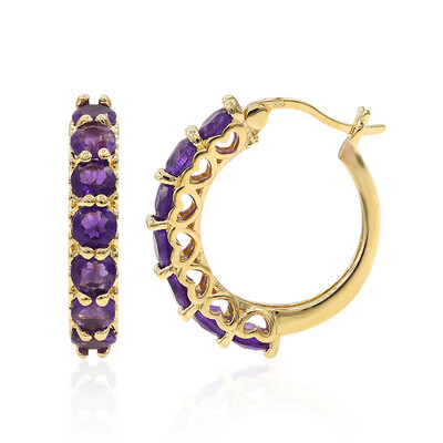 Orecchini in argento con Ametista Zambiana