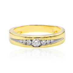 Anello in oro con Diamante IF (D)