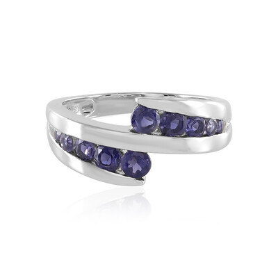 Anello in argento con Iolite