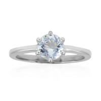 Anello in argento con Acquamarina