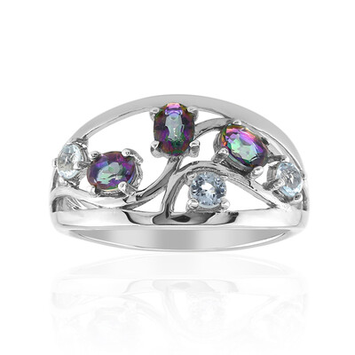 Anello in argento con Quarzo Mistico