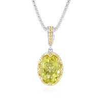Collana in argento con Quarzo Ouro Verde (Dallas Prince Designs)