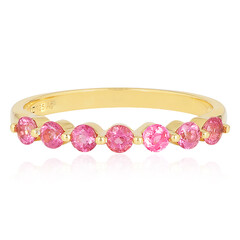 Anello in argento con Tormalina Rosa