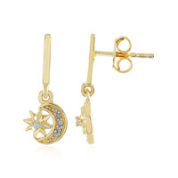 Orecchini in argento con Diamante I2 (I)