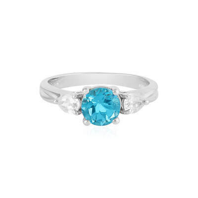Anello in argento con Topazio Paraiba