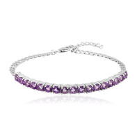 Bracciale in argento con Ametista
