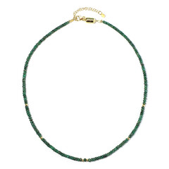 Collana in argento con Smeraldo Zambia