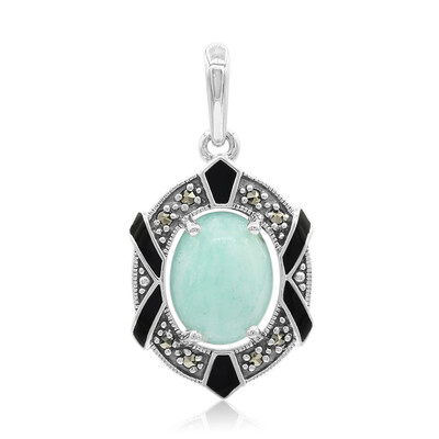 Ciondolo in argento con Amazzonite