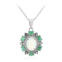 Collana in argento con Opale di Welo