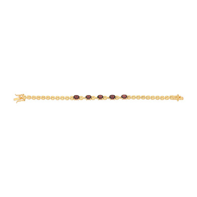 Bracciale in argento con Granato Rosso