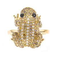 Anello in oro con Diamante Fancy SI2 (CIRARI)