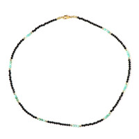 Collana in argento con Spinello Nero