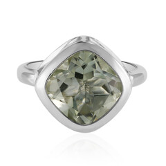 Anello in argento con Ametista Verde