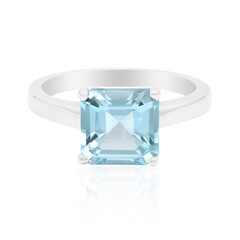 Anello in argento con Topazio Blu Cielo