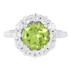 Anello in argento con Peridoto