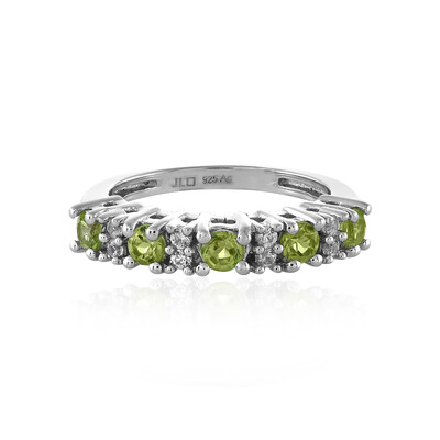 Anello in argento con Peridoto