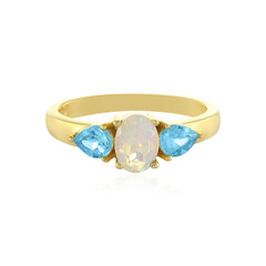 Anello in argento con Opale di Welo