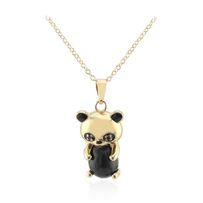 Collana in argento con Onice Nero