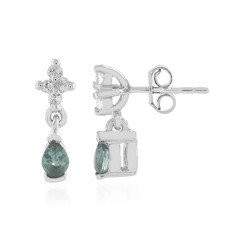 Orecchini in argento con Apatite Blu