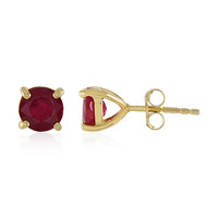 Orecchini in argento con Rubino Bemainty