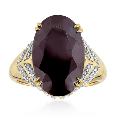 Anello in oro con Cuprite (Mark Kaufman)