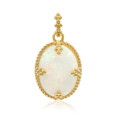Ciondolo in oro con Opale di Welo (Adela Gold)