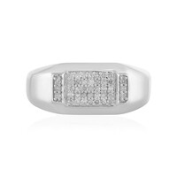Anello in argento con Diamante I2 (I)