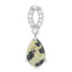 Ciondolo in argento con Diaspro Dalmata