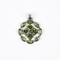 Ciondolo in argento con Peridoto