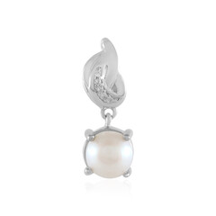Ciondolo in argento con Perla d'Acqua Dolce Bianca
