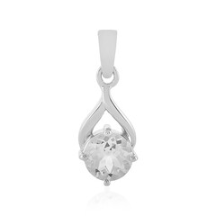 Ciondolo in argento con Topazio Bianco