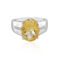 Anello in argento con Citrino