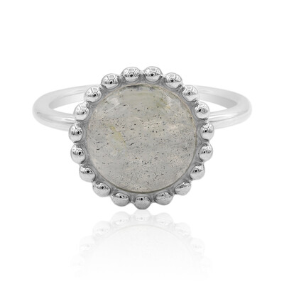 Anello in argento con Labradorite