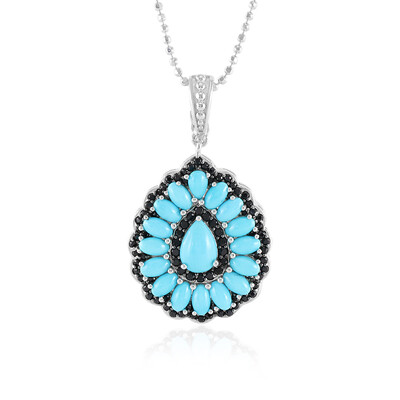 Collana in argento con Turchese Sleeping Beauty (Dallas Prince Designs)