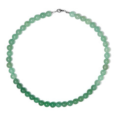 Collana in argento con Avventurina Verde