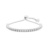 Bracciale in argento con Topazio Bianco