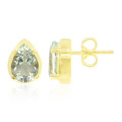 Orecchini in argento con Ametista Verde