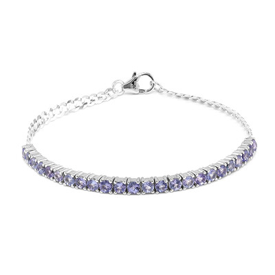 Bracciale in argento con Tanzanite