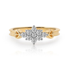 Anello in oro con Diamante IF (D)
